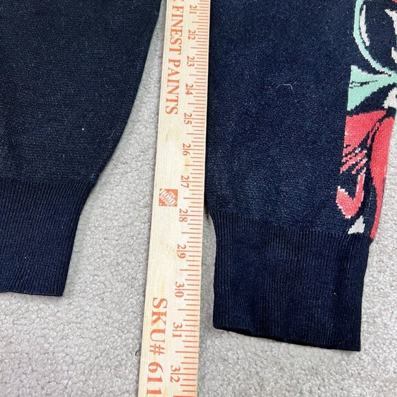 Piper & Scoot The Gadot Jogger Women’s Black Floral Pull On Knit Size Small - Picture 4 of 11